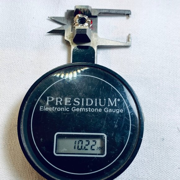 Sterling Silver 925 Red Crystal Slide Charm For Slide Charm Bracelets - Picture 10 of 10